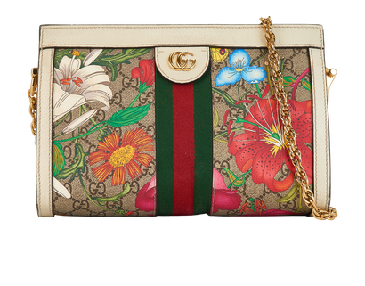 Ophidia Flora GG, £750, Handbags, Beige, Canvas, Front view